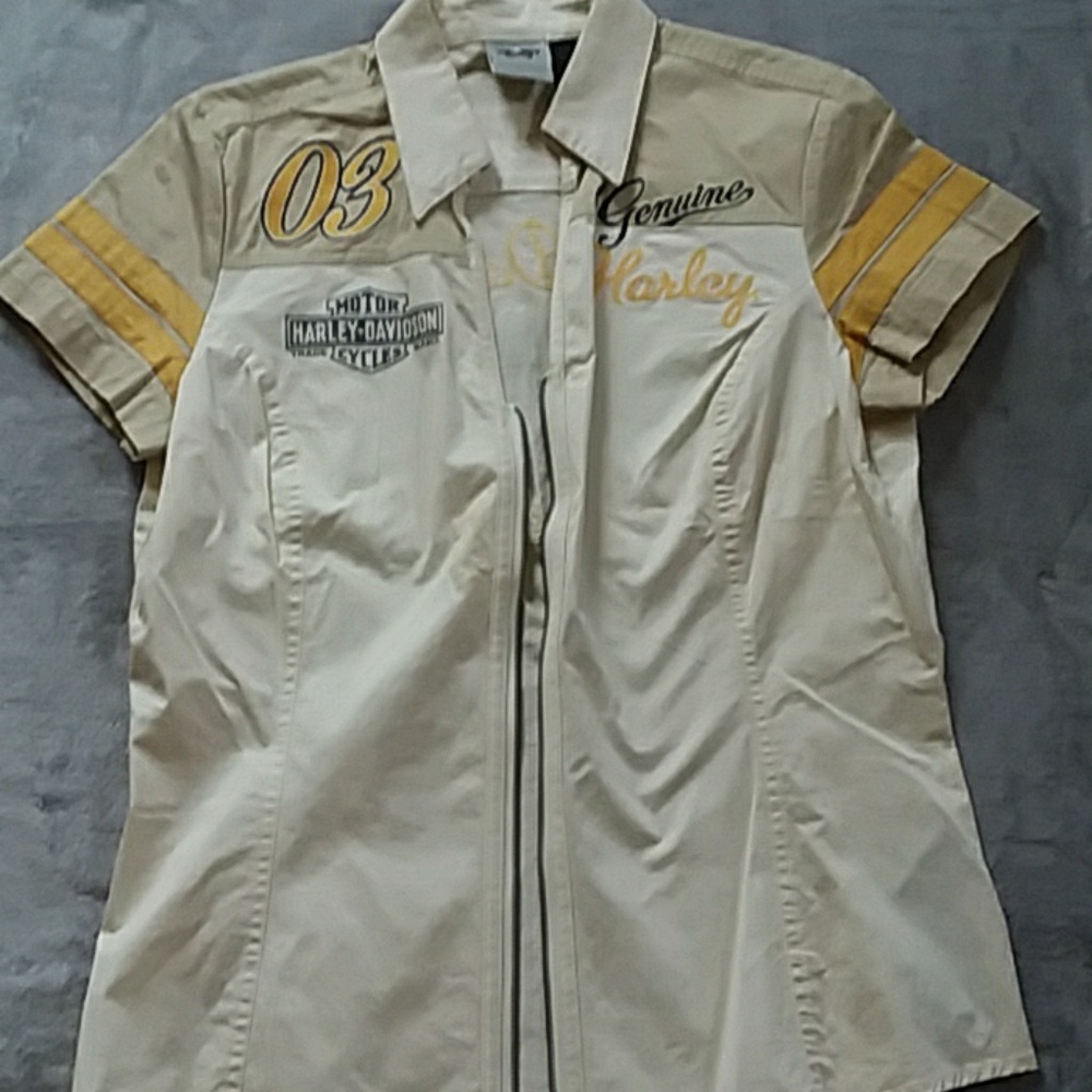Harley-Davidson zip-up shirt